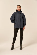Load image into Gallery viewer, ELASTIC WAIST PARKA NAVY
