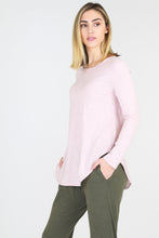 Load image into Gallery viewer, SCARLETT LONG SLEEVE TEE BLUSH MARLE
