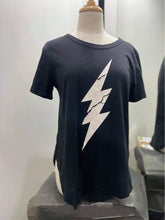Load image into Gallery viewer, LIGHTNING FLASH TEE BLACK
