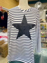 Load image into Gallery viewer, SIMPLE STAR STRIPE TEE

