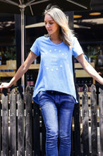 Load image into Gallery viewer, MINI STAR LOGO TEE PERIWINKLE
