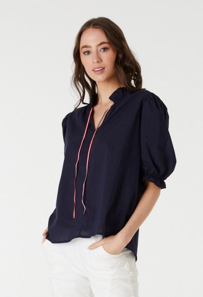 LILY TOP NAVY