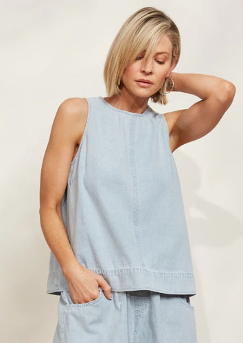 PLAYA TANK [COL:CAPRI SIZE:L]