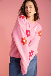 DELPHI JUMPER [COL:CHILLI/PINK SIZE:S/M]